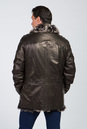 Мужская кожаная куртка из натуральной кожи на меху с воротником 3600043-3